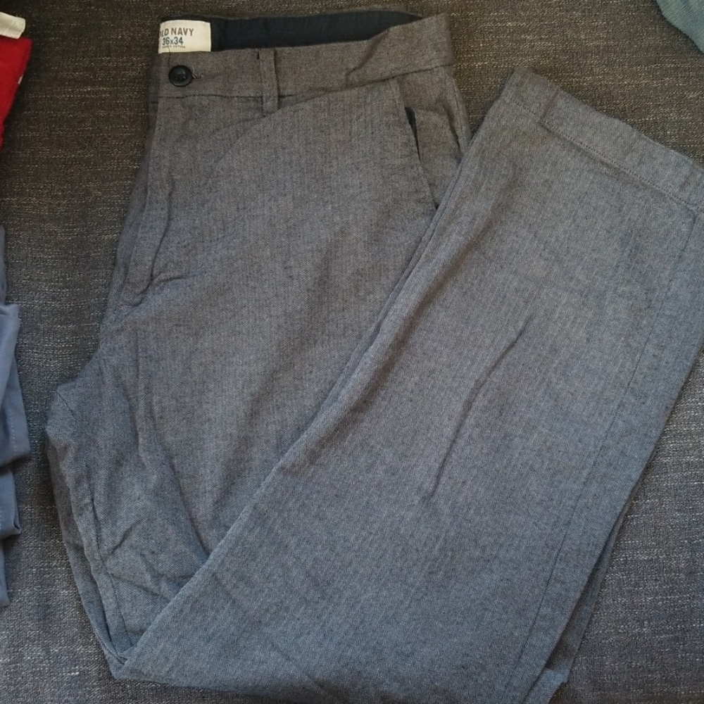 Mens Old Navy Grey Slacks